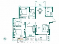 建业公园里湾畔三期135㎡三室两厅两卫