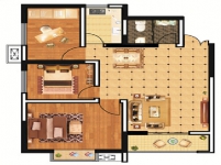 浙商·城市之星3室2厅1卫90.83㎡