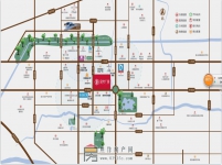 焦作金地广场交通图