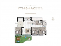 博创·云庭YT145-AK四室二厅二卫