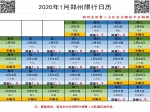 最新！河南这些城市2020年春节期间限行政策有变！