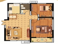 浙商·城市之星2室2厅1卫95.32㎡