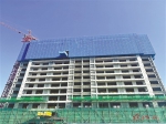 蓝城·桂语江南 六号楼主体施工至十六层
